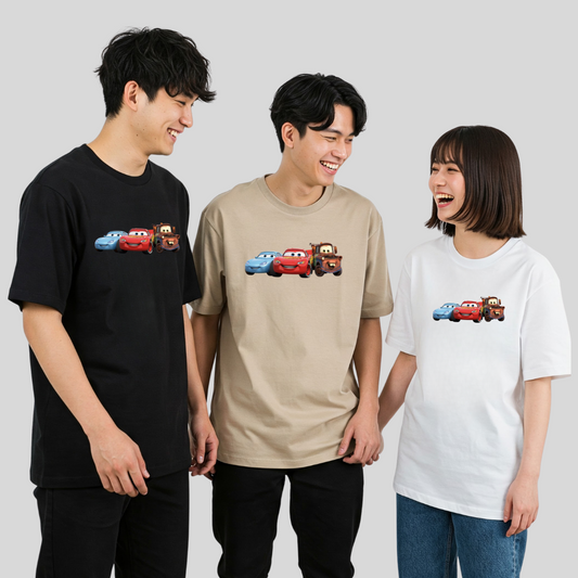 3 Pack : Mcqueen Sally and Mater Trio T-Shirts