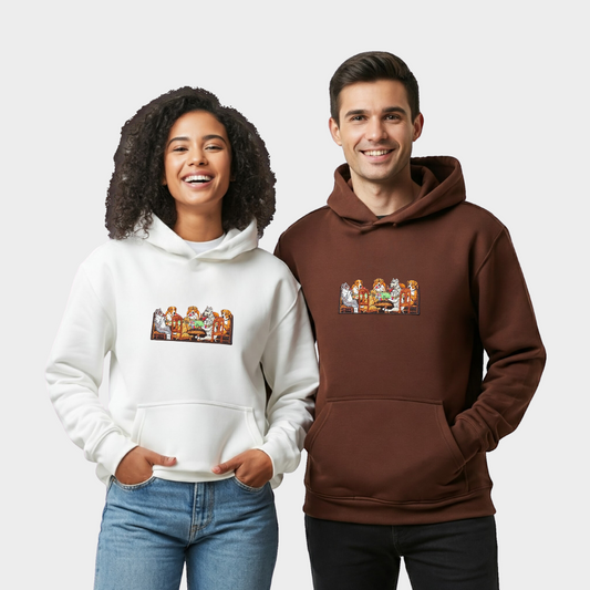 A Friend in Need Single Embroidery Hoodie