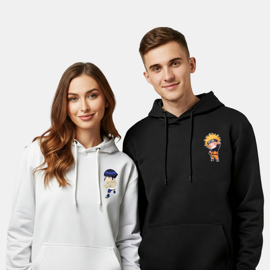 2 Pack: Naruto and Hinata Couple Hoodies