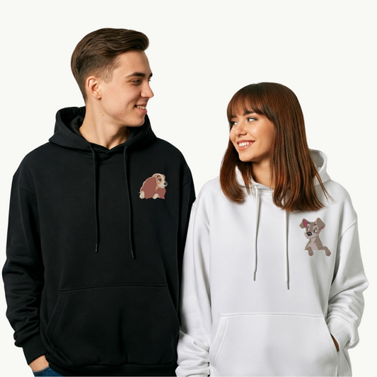 2-Pack : Lady Tramp Couple Hoodies