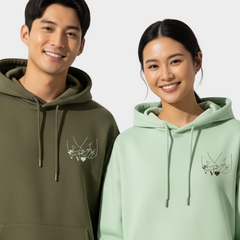 2 Pack : Olive Green and Pista Green Pinky Promise Couple Hoodies