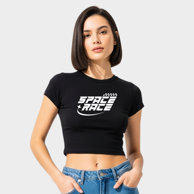 Space Race Baby Tee Main Image