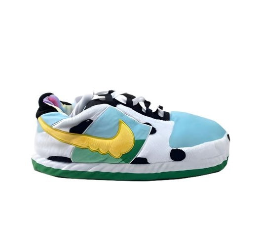 Pastel Pop Dunks High Sneakers - Soft & Stylish Indoor Slippers
