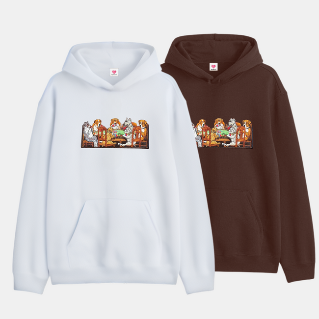 A Friend in Need Single Embroidery Hoodie Main Image