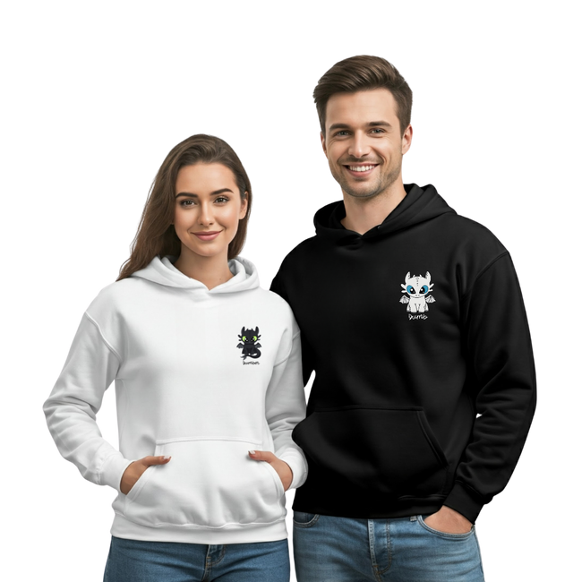 2 Pack : Dumb Dumber Couple Hoodies Hover Image