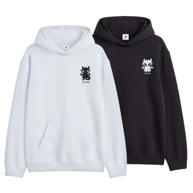 2 Pack : Dumb Dumber Couple Hoodies Main Image