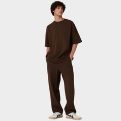 BROWN UNISEX OVERSIZED SWEATPANT