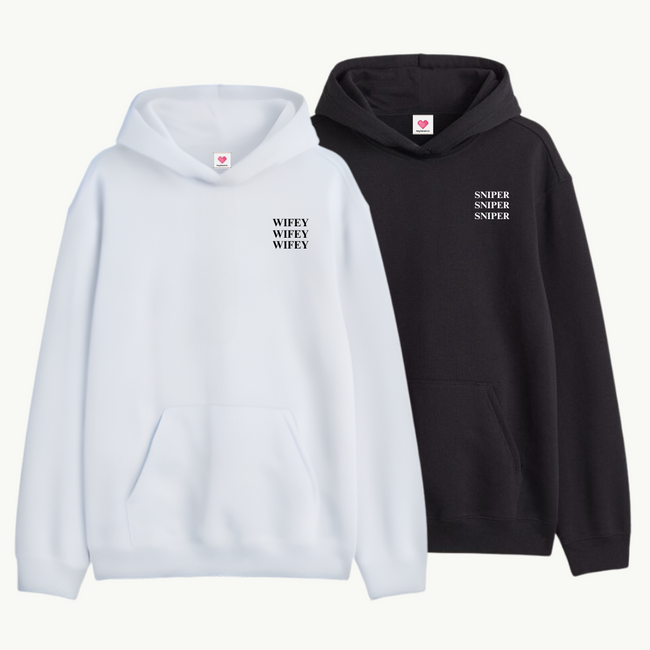 2 Pack : Sniper Wifey Couple Hoodies Main Image