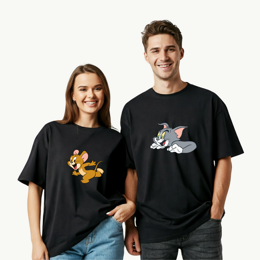 2 Pack: Tom & Jerry Couple T-Shirt