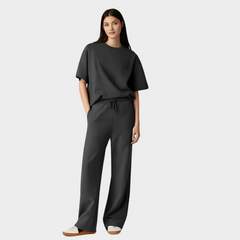 GREY UNISEX OVERSIZED SWEATPANT