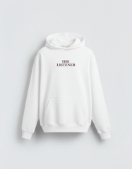 2 Pack : Brown and White Yapper and Listener Couple Hoodies
