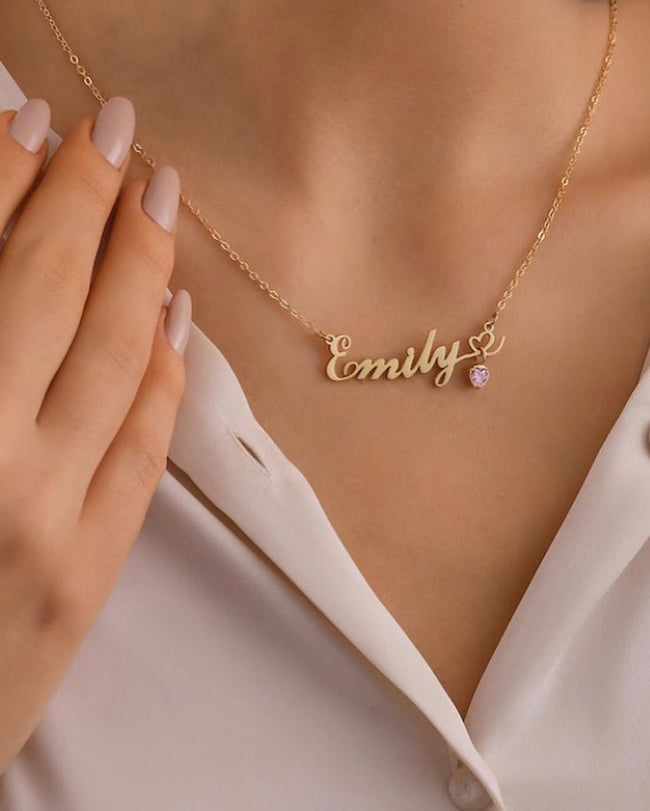 Custom name necklace Main Image
