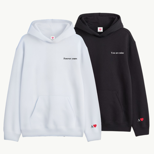 2 Pack : You Are Mine - Forever Yours Couple Hoodie