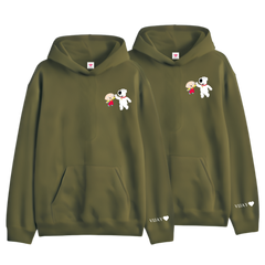 2 Pack : Stewie Griffin Olive Green Couple Hoodies