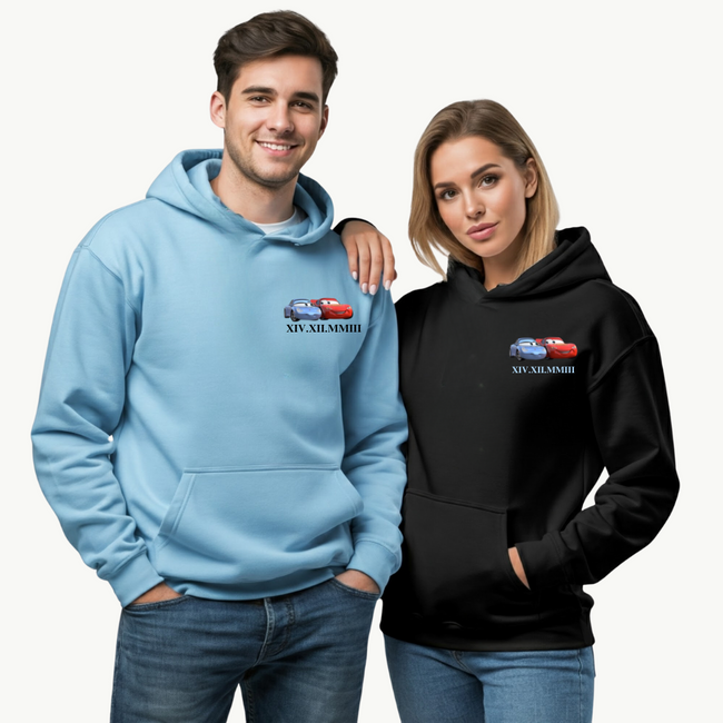 2 Pack : McQueen and Sally Couple Hoodie Hover Image