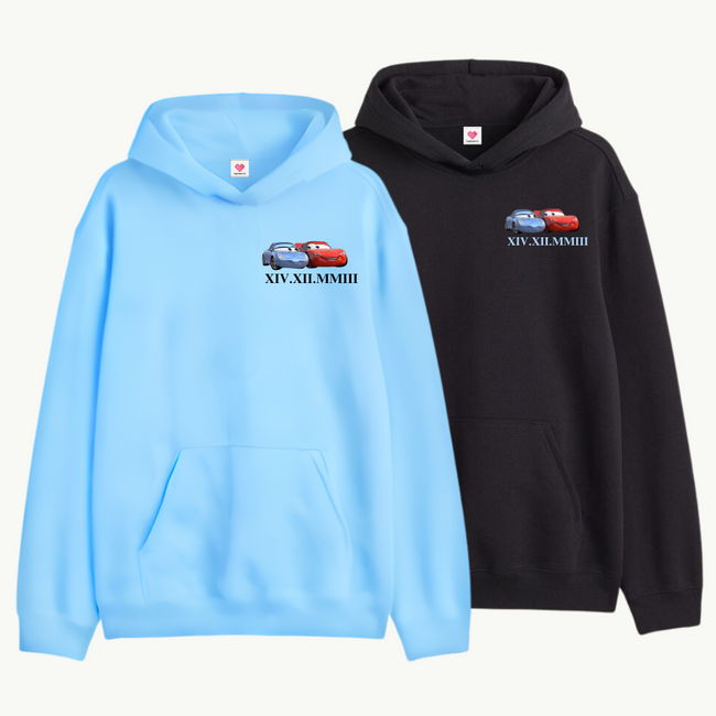 2 Pack : McQueen and Sally Couple Hoodie Main Image