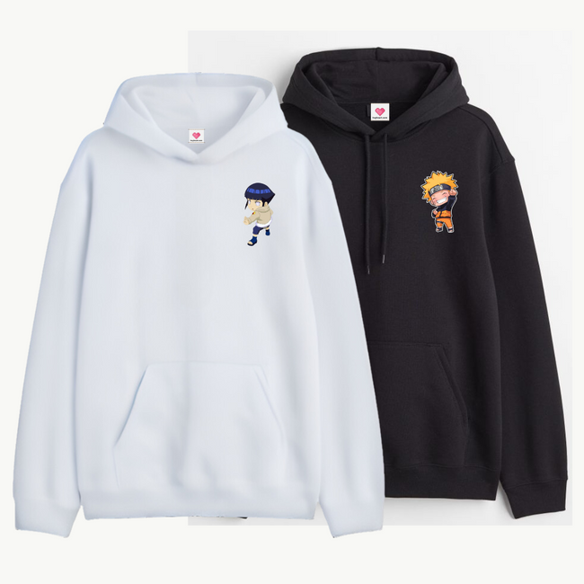 2 Pack: Naruto and Hinata Couple Hoodies Main Image