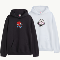 2 Pack: Gwen and Miles Flying Couple Hoodies