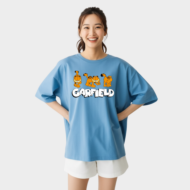 Garfield Unisex Oversized Tshirt Hover Image