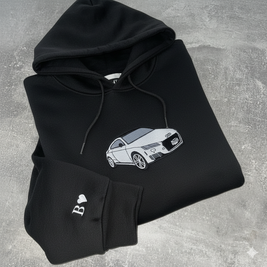 Custom Embroidery Car Unisex Hoodie