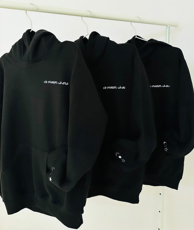 3 Pack : Global Friendship Bond Black Hoodie Hover Image