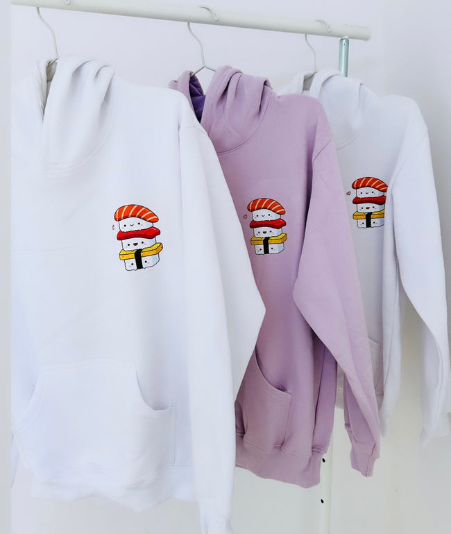3 Pack : I’ll Be There For You - White & Lilac Hoodies Hover Image