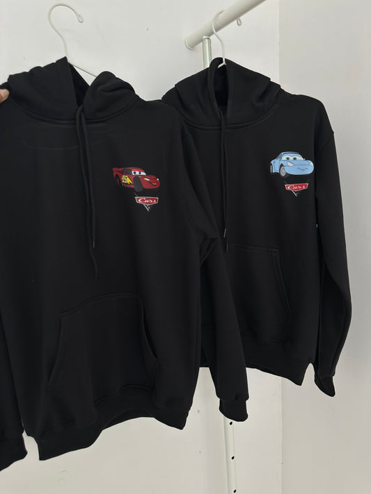 2 Pack : McQueen Ombre and Sally Madison Black Hoodies