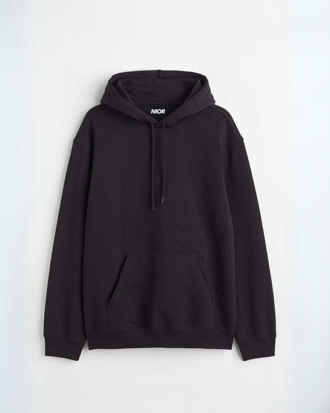 Regular Fit Black Hoodie Main Image