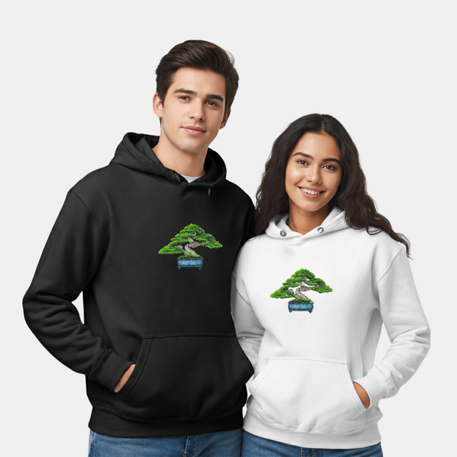 Bonsai Single Embroidery Hoodie Hover Image