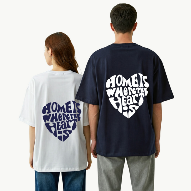 2 Pack : Home Is Where Heart Is  Couple T-shirt Hover Image