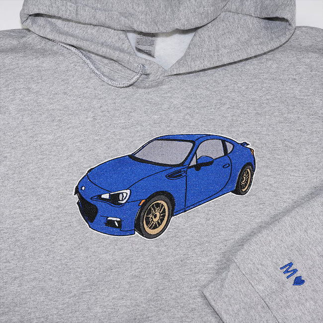 Custom Embroidery Car Unisex Hoodie Main Image