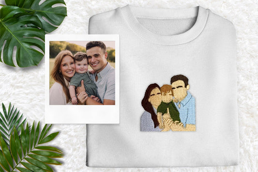 Sweatshirt Photo Custom(Single/Couple) - Embroidery and Printed