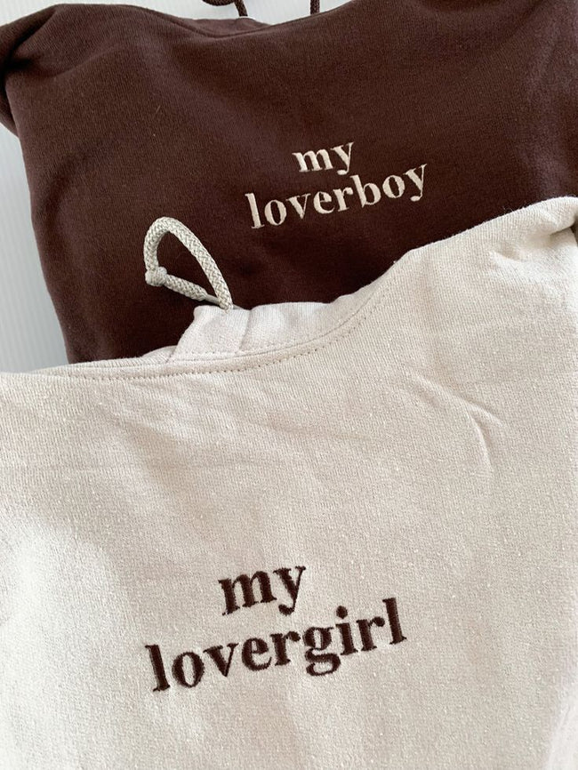 2 Pack : My Lovergirl and My Loverboy Couple Hoodie Main Image