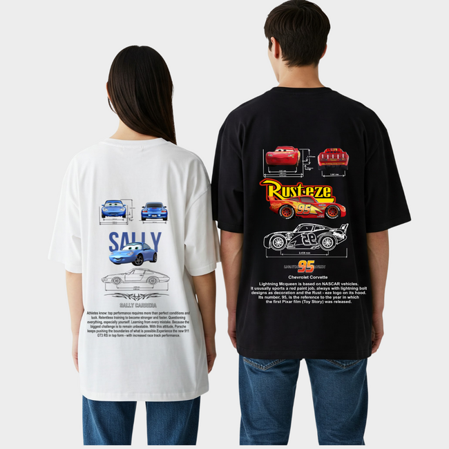 2 Pack : Rusteze & Sally Couple T-Shirt Hover Image