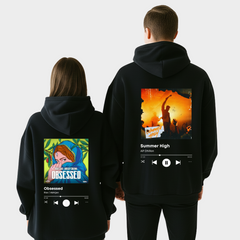 Custom Oversized Spotify Scan Code Hoodie