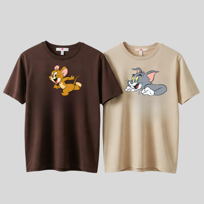 2 Pack : Tom and Jerry Couple T-Shirt Main Image